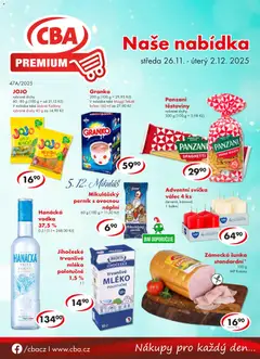 Náhled CBA leták - Premium platný od 26.11.2025