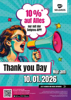 Vorschau Selgros Thank you day gültig ab 10.01.2026