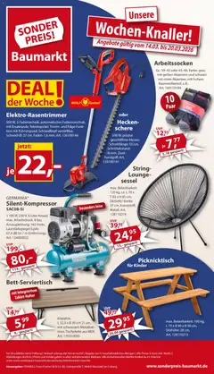 Vorschau Sonderpreis Baumarkt Prospekt 	 gültig ab 14.03.2026