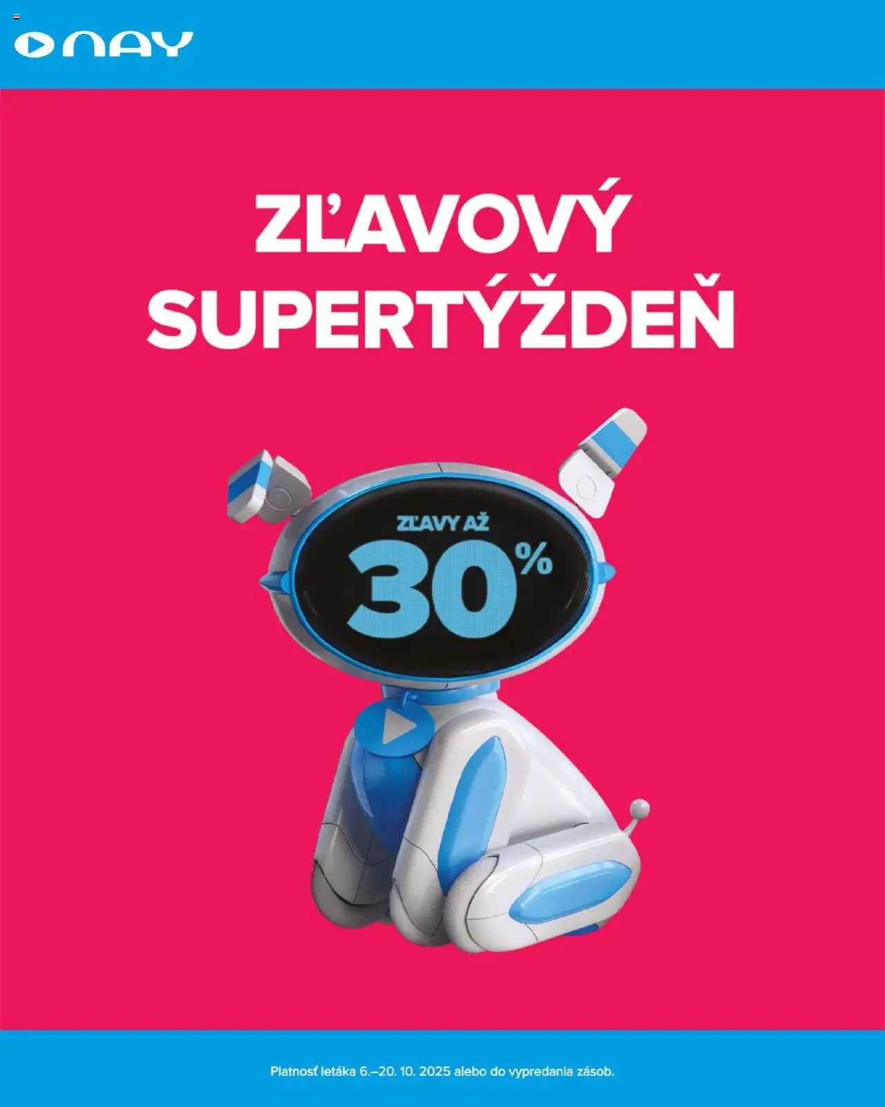 NAY Elektrodom leták - strana 1- platný od 06.10.2025