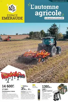 Aperçu Espace Emeraude catalogue valable à partir du 08/09/2025