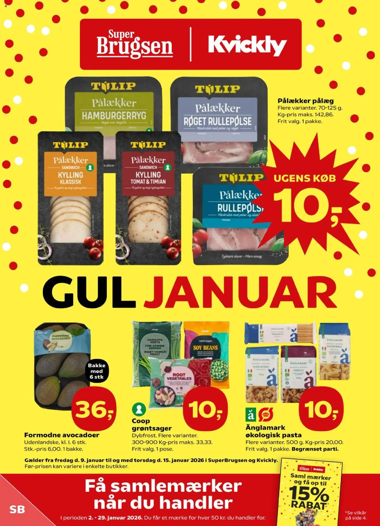 Super Brugsen - Tilbudsavis - side 1- gyldig fra 09/01/2026