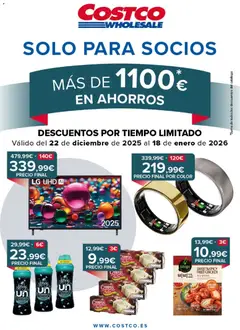 Vista previa del folleto Costco catálogo válido desde 22/12/2025