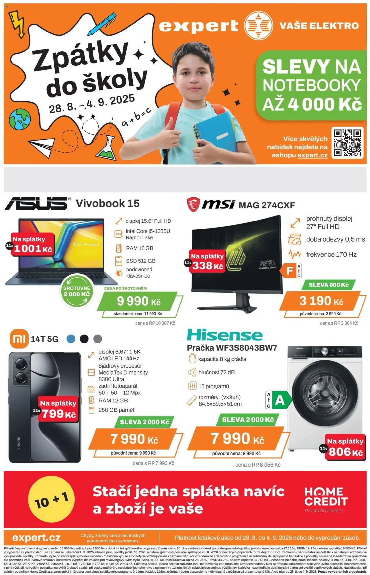 Expert elektro leták - strana 1- platný od 28.09.2025