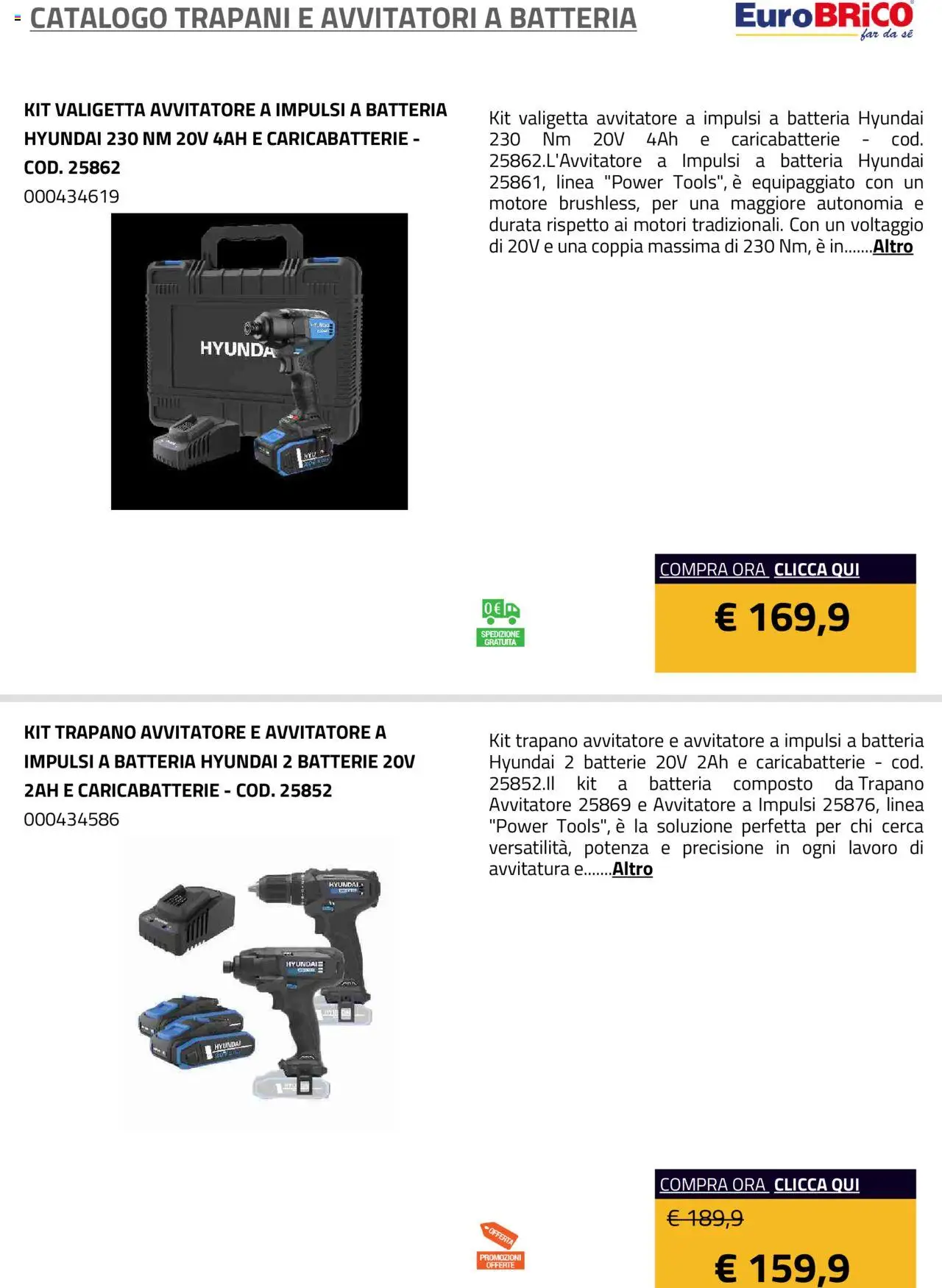 Eurobrico Trapani e Avvitatori a Batteria catalogo - pagina 19 - valido dal 23/07/2025