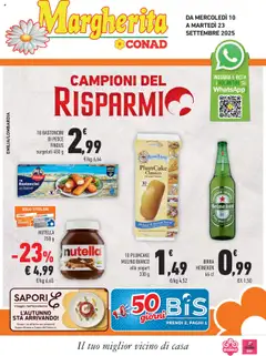 Anteprima Conad Margherita Lombardia catalogo valida dal 10/09/2025
