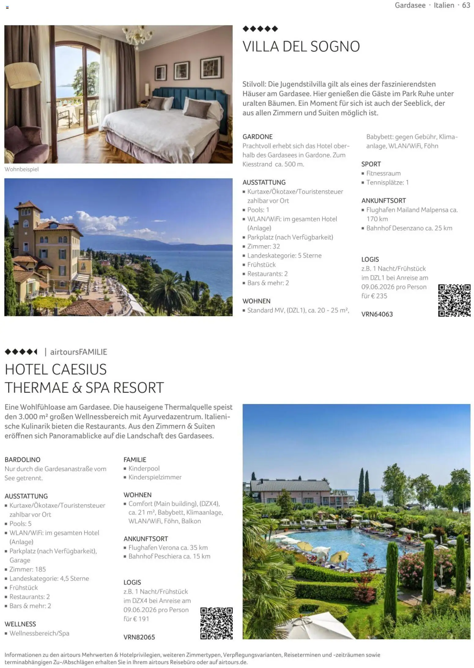 TUI airtours Katalog  Europareisen 2025/26 - Seite 63 - gültig ab 01.11.2025