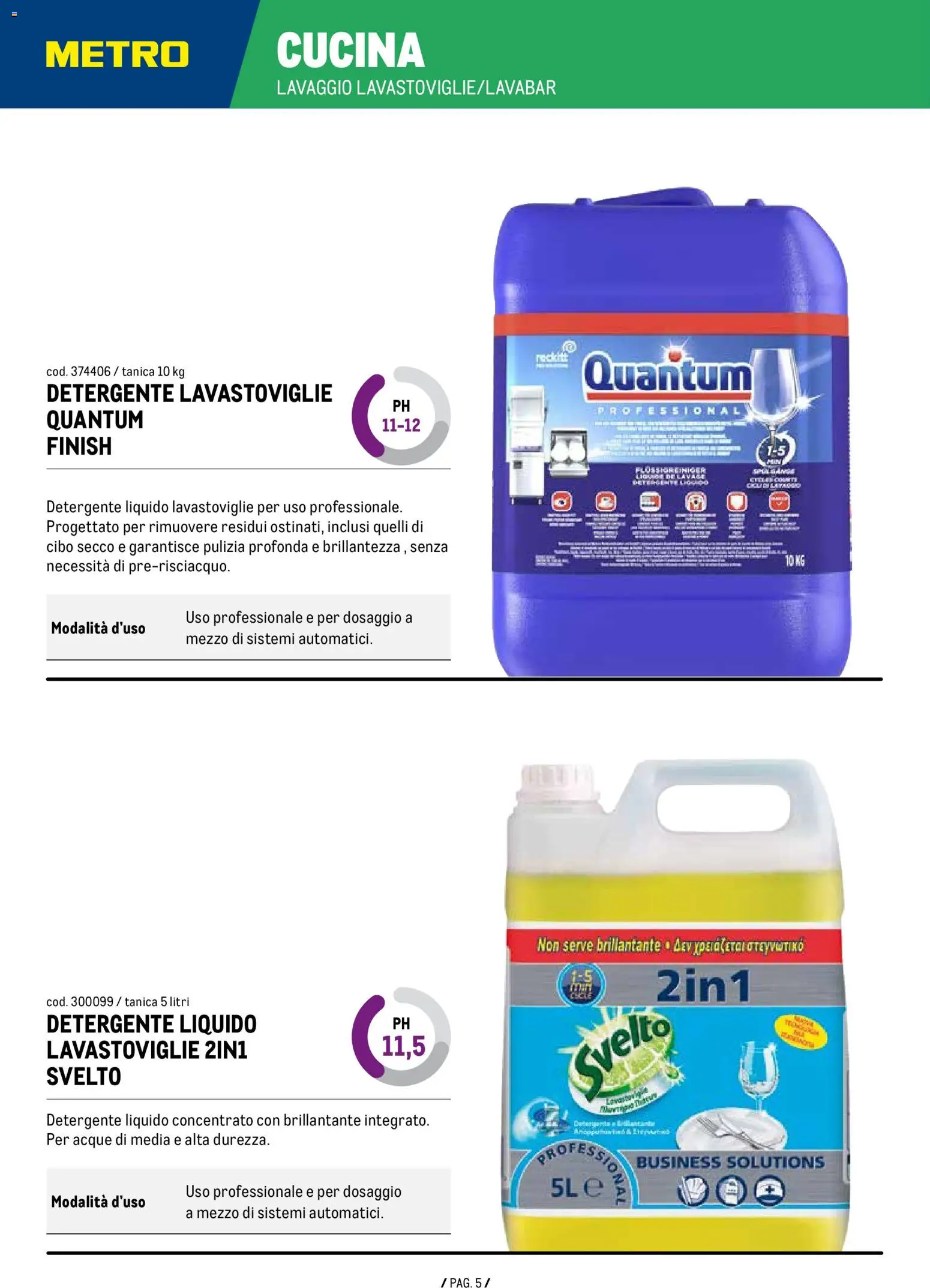 Metro Detergenza catalogo - pagina 5 - valido dal 07/01/2026