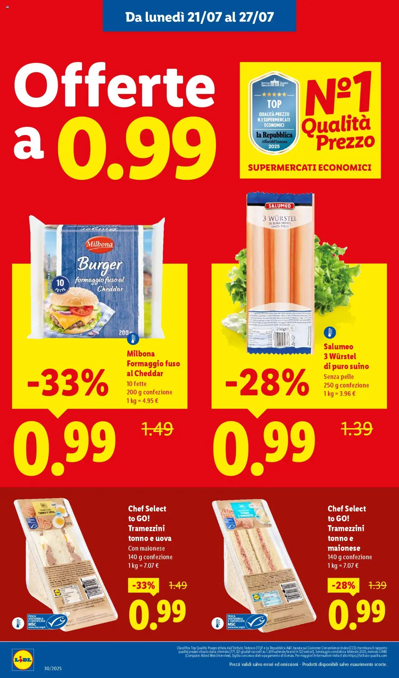 Volantino Lidl	 - pagina 8 - valido dal 21/07/2025