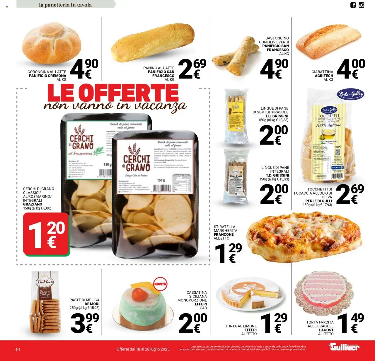 Volantino Gulliver	 - pagina 6 - valido dal 18/07/2025