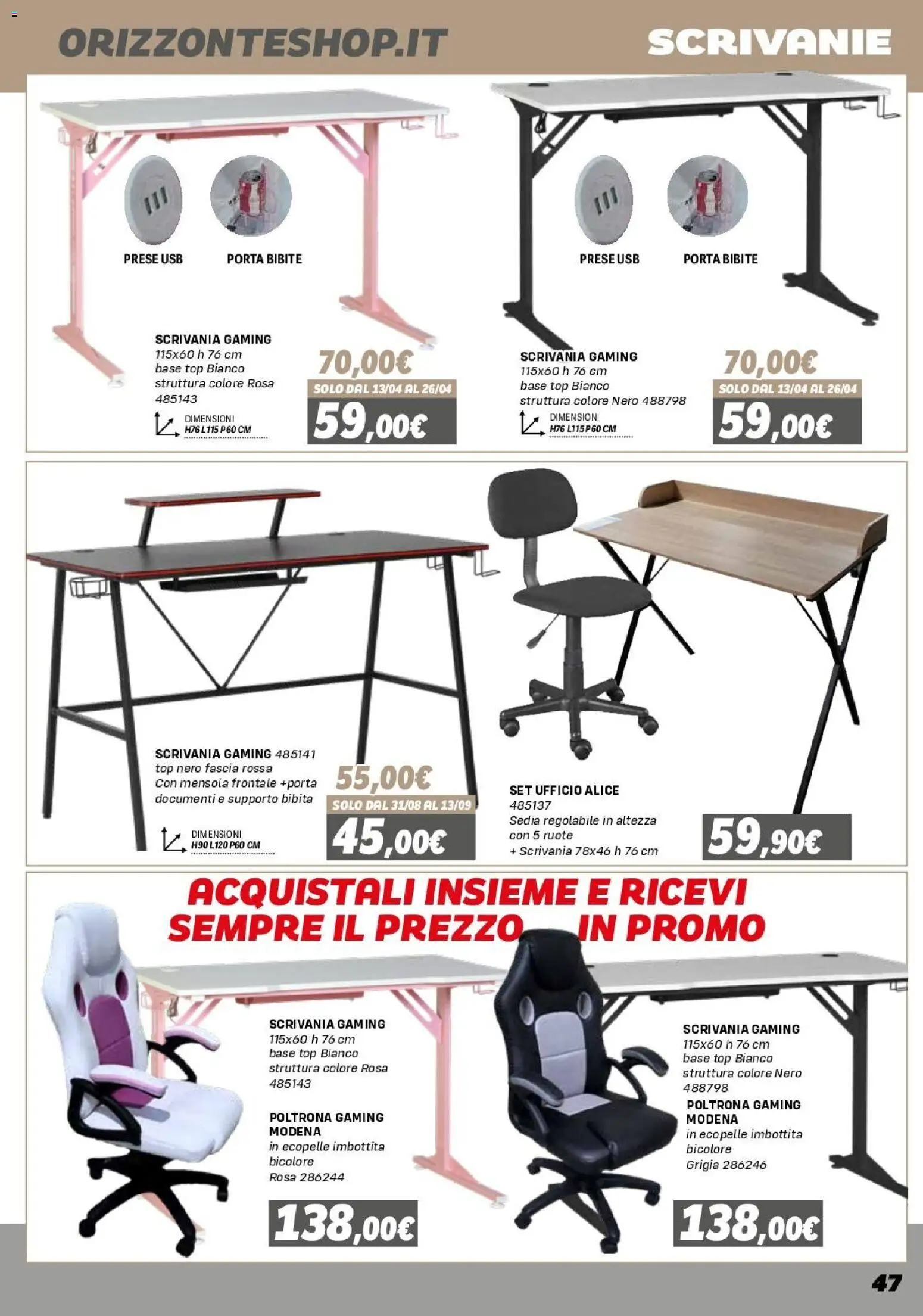 Orizzonte Mobile catalogo - pagina 47 - valido dal 16/01/2026