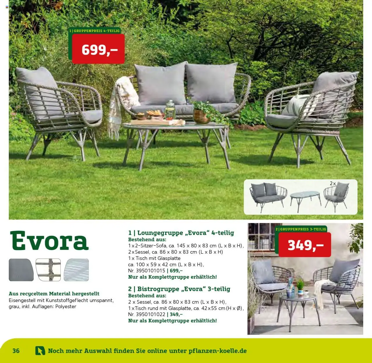 Pflanzen-Kölle Gartenmöbel Katalog 2025 - Seite 36 - gültig ab 22.01.2025