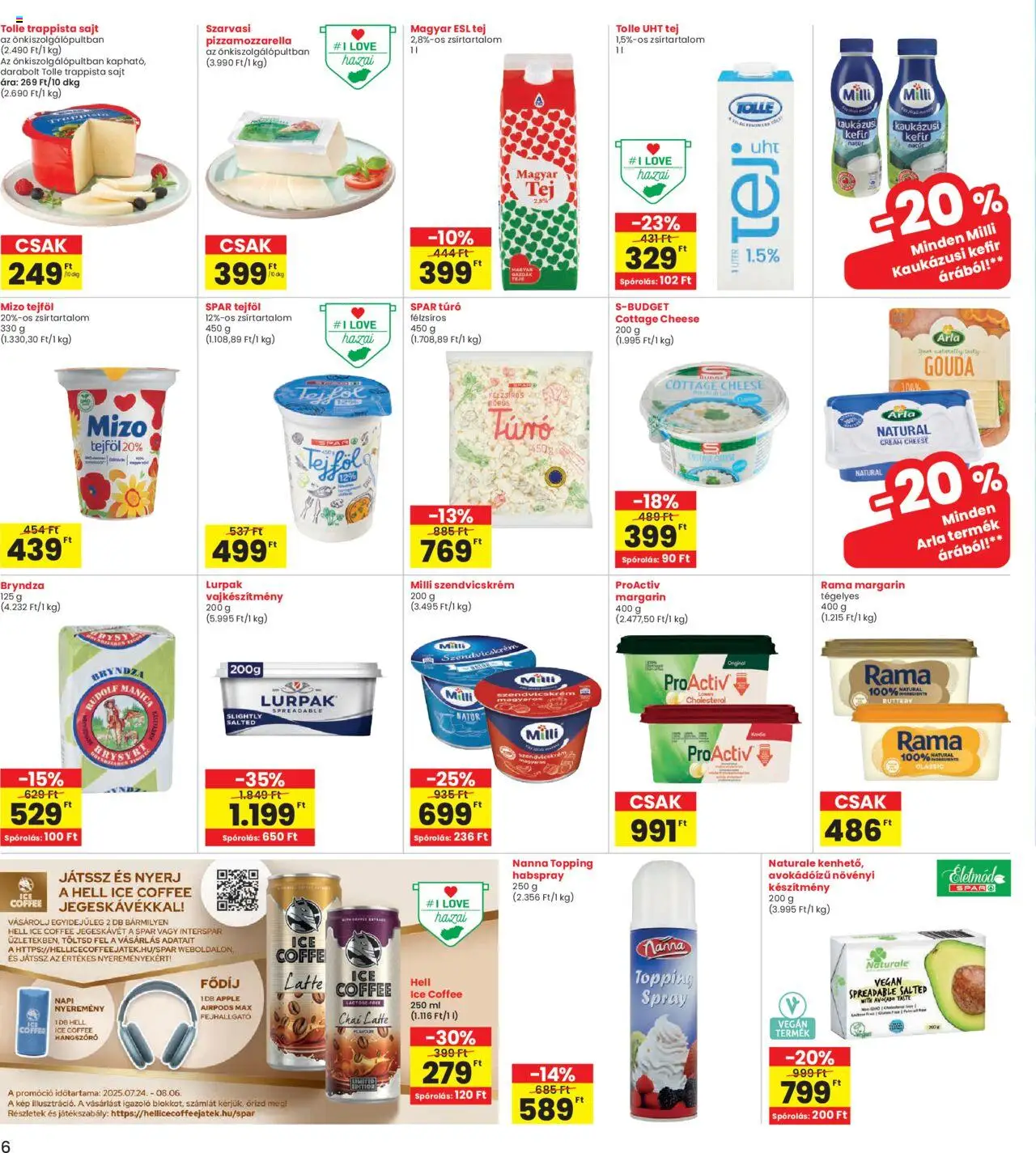 Interspar Akciós újság - 6oldal - érvényes 2025.07.24.-tól
