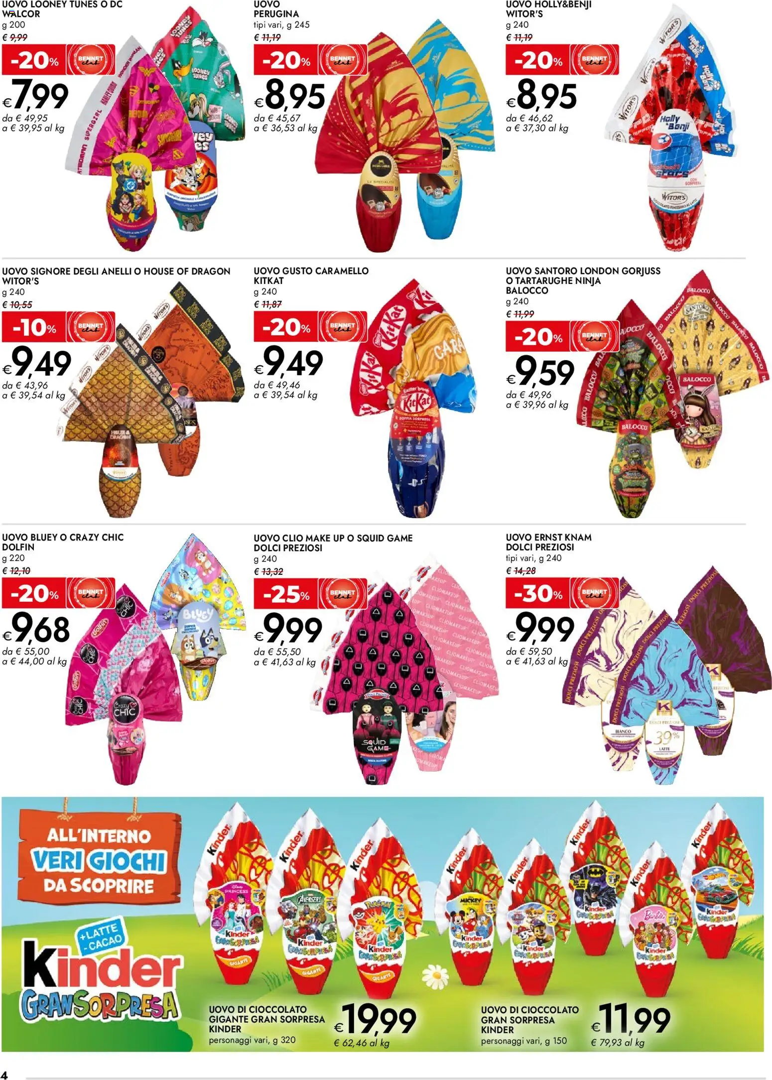 bennet volantino Pasqua - pagina 4 - valido dal 23/03/2026