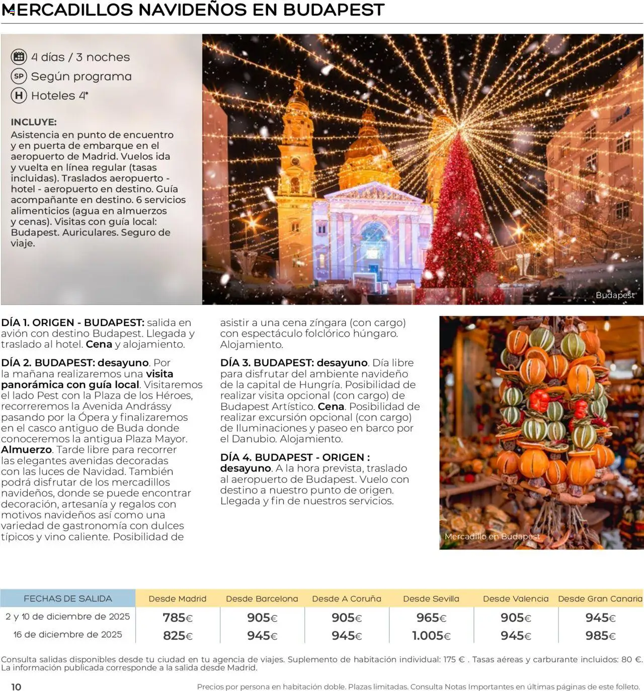 Viajes El Corte Inglés - Club de Vacaciones - Vacaciones Económicas Personalizado - Página de 10 - Válido desde 01/09/2025