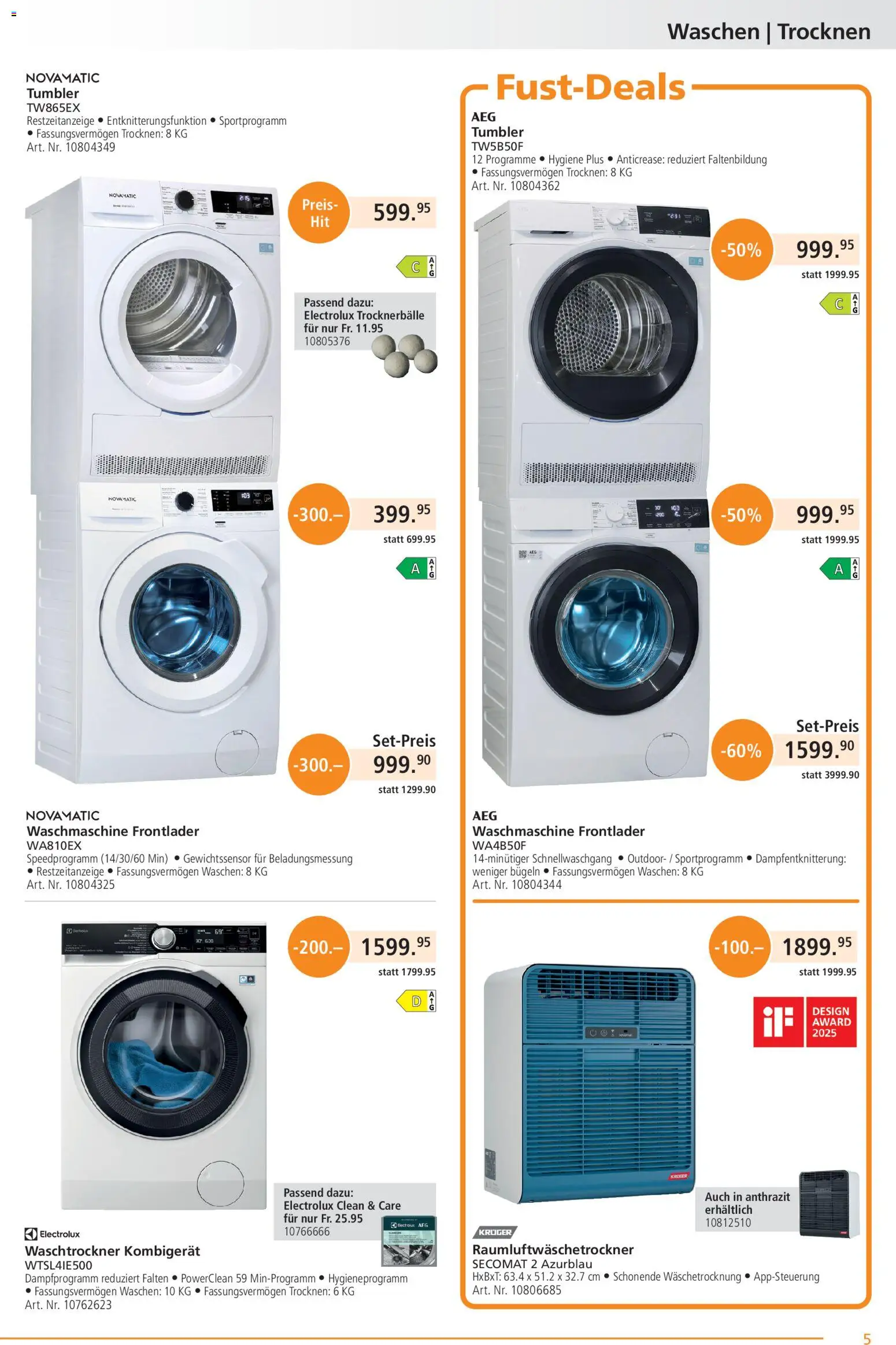 Fust aktionen - page 5- valid from 23.03.2026