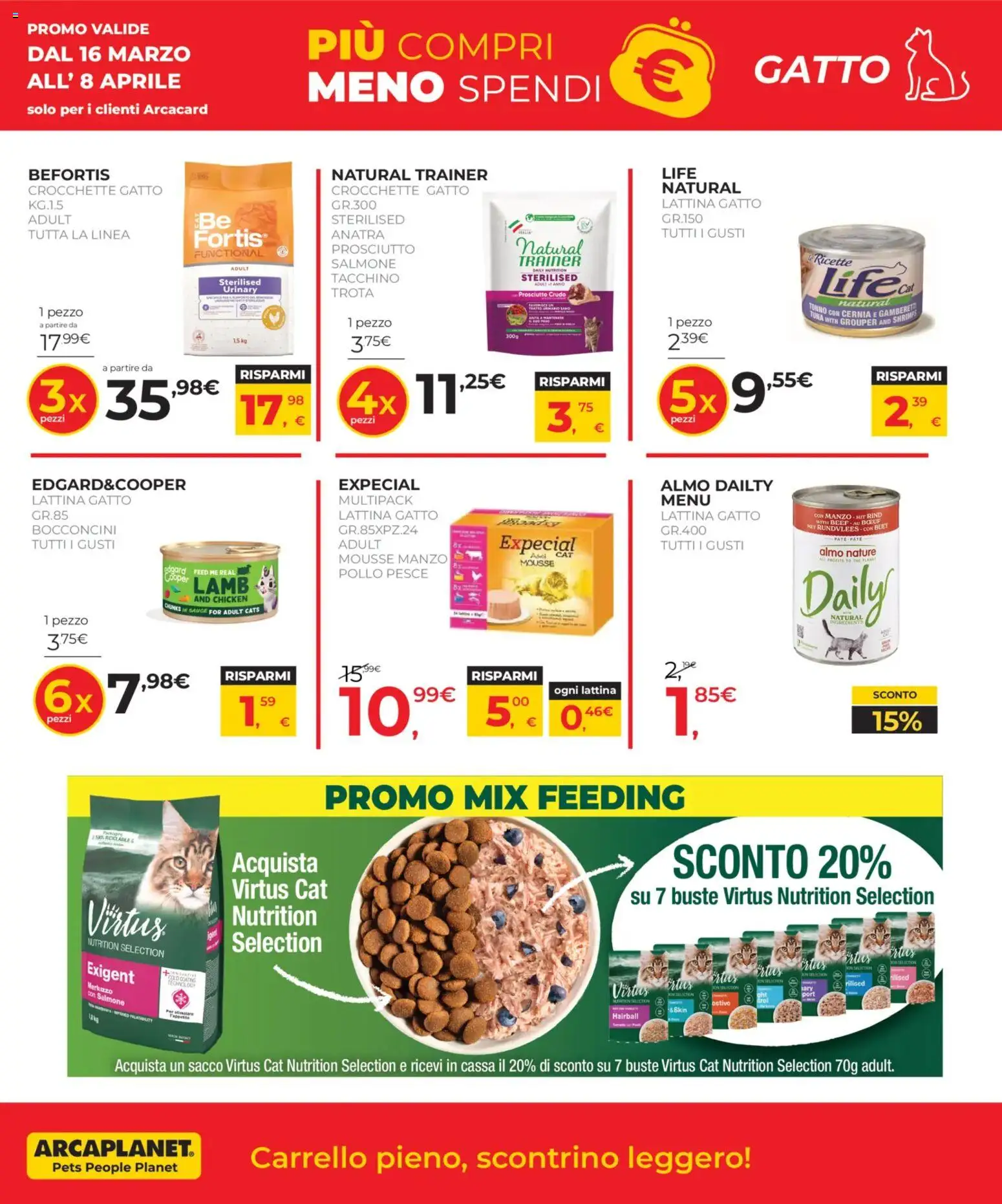 Arcaplanet volantino - pagina 3 - valido dal 16/03/2026