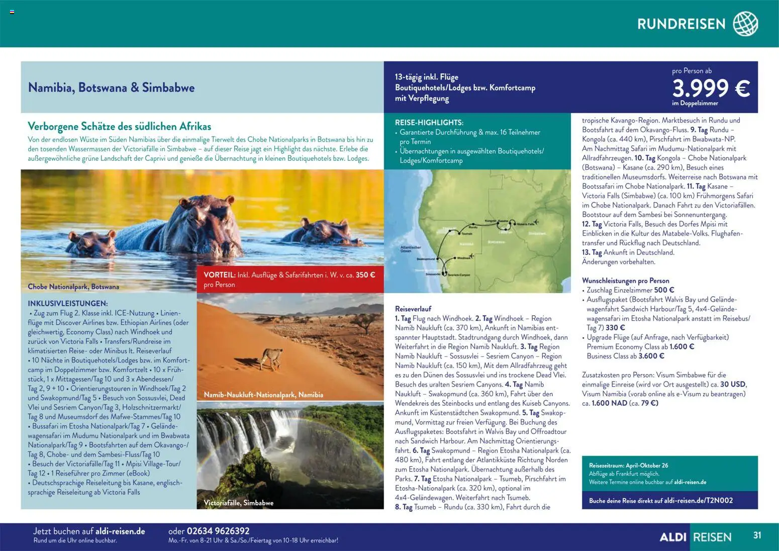 Aldi Reisen Unsere Traumreisen - Seite 31 - gültig ab 01.11.2025