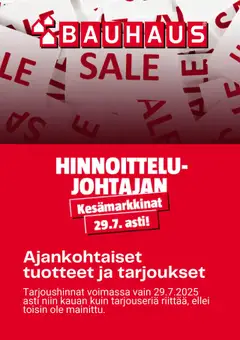 Esikatselu Bauhaus tarjoukset voimassa alkaen 22/07/2025