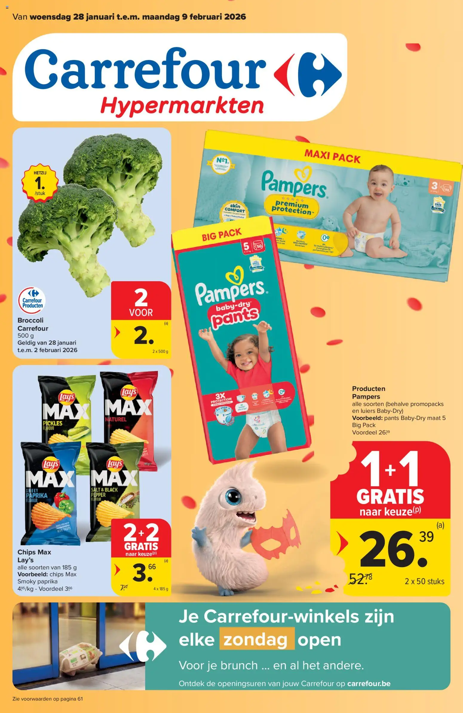 Carrefour folder week 5 - pagina 1- geldig vanaf 28/01/2026