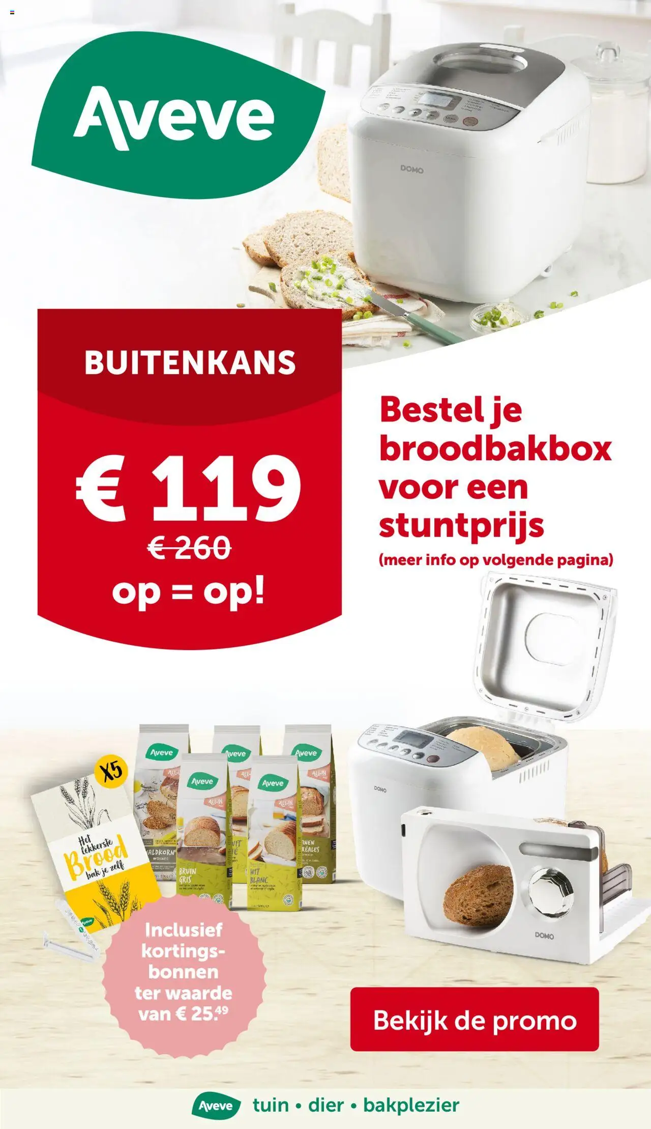 Aveve folder - pagina 1- geldig vanaf 08/10/2025