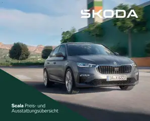 Vorschau Škoda Scala Preisliste gültig ab 10.09.2025