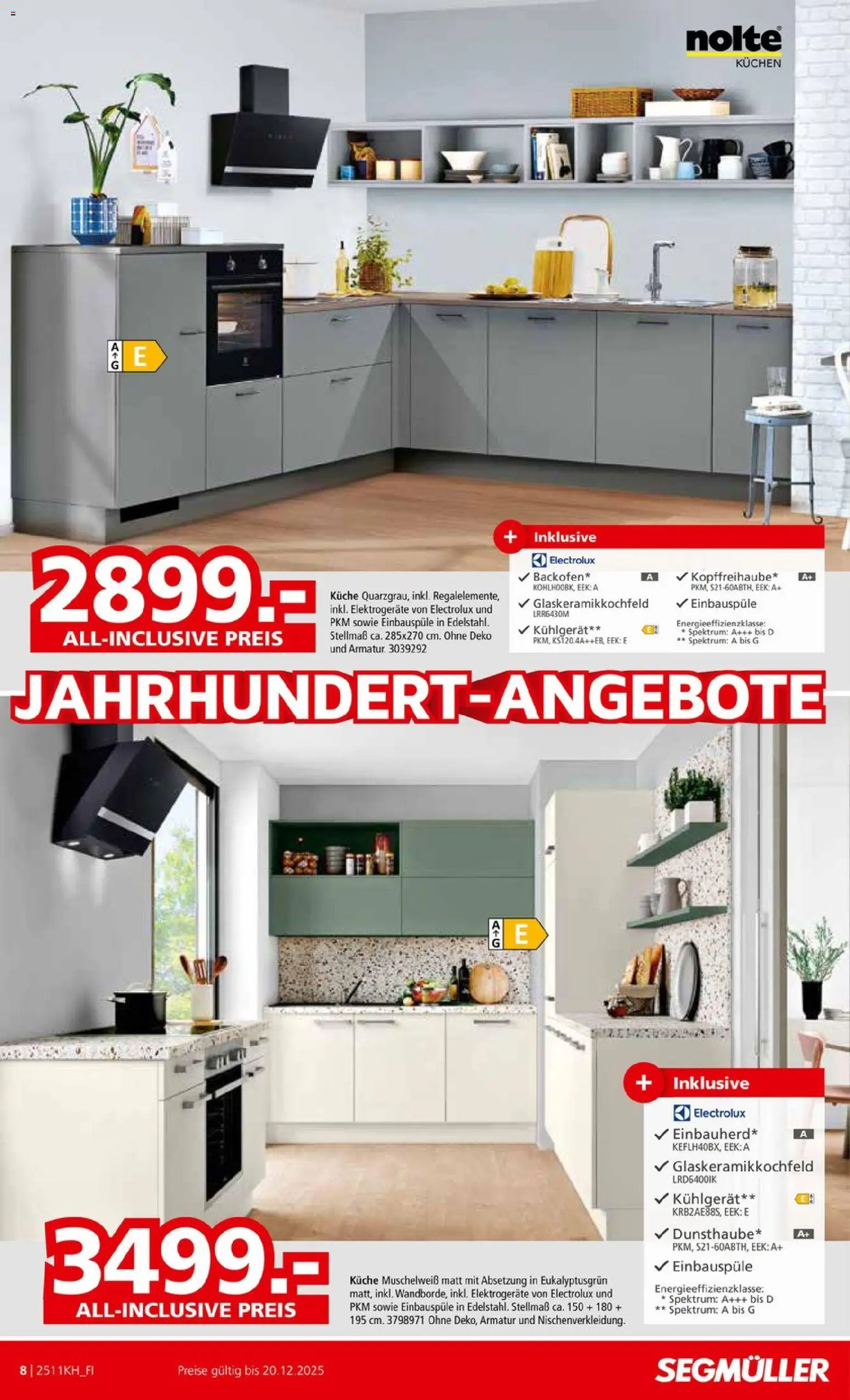 Segmüller Küchen Spezial - Seite 8 - gültig ab 01.11.2025