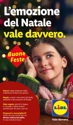 Anteprima Lidl Buone feste catalogo valida dal 24/10/2025