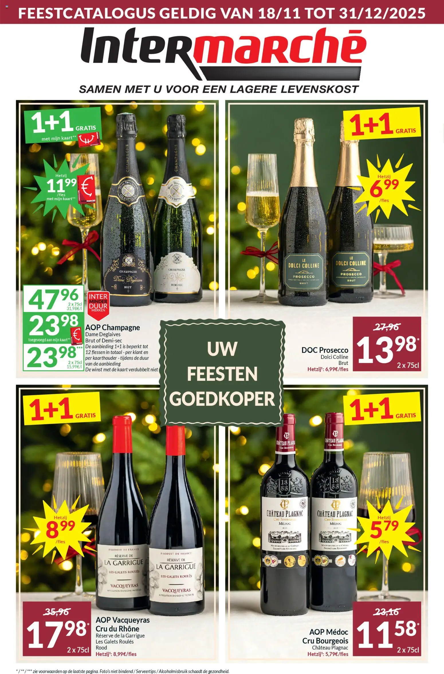 Intermarché - Al onze aanbiedingen voor goedkope feestdagen - pagina 1- geldig vanaf 18/11/2025