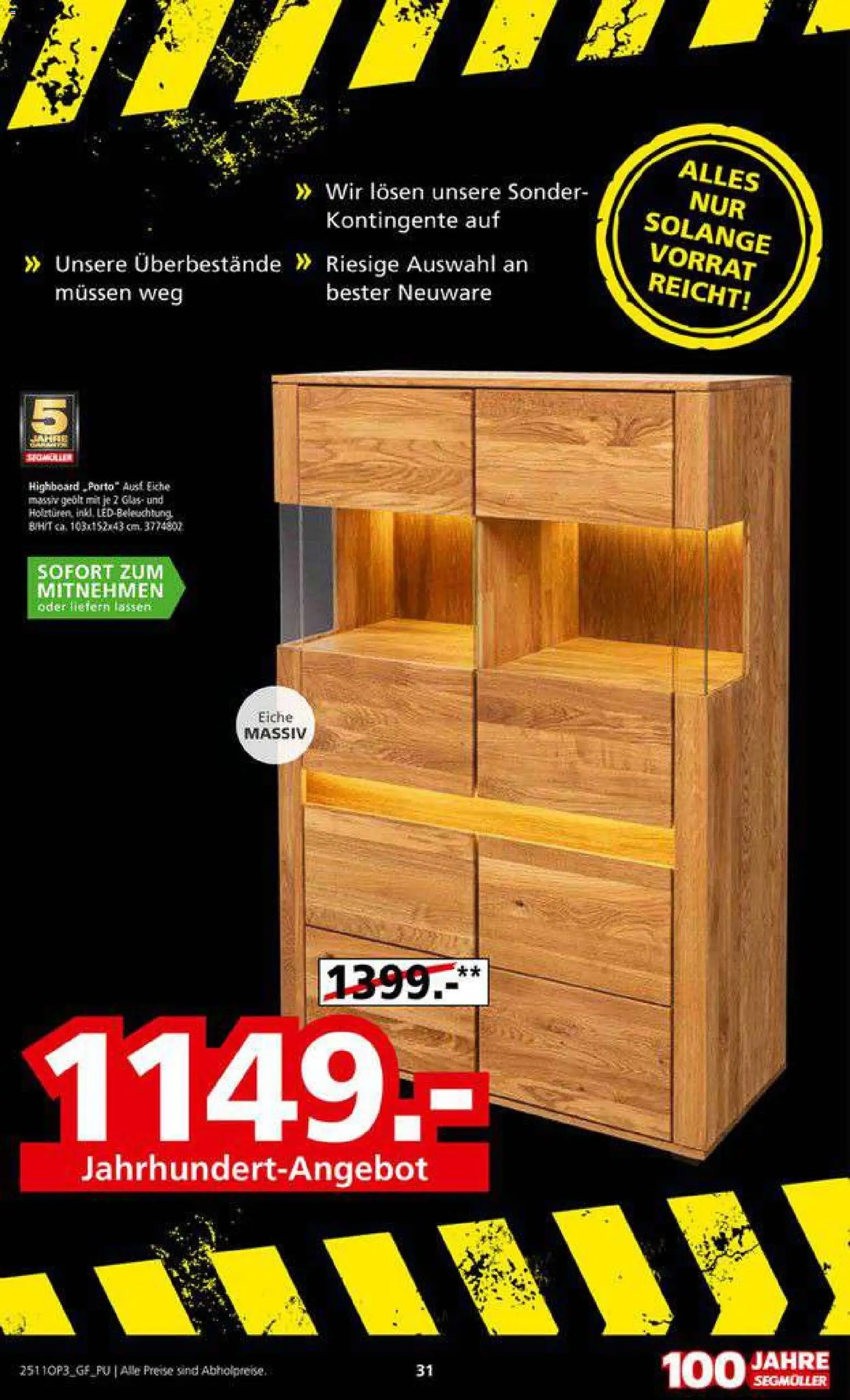 Segmüller Lagerausverkauf bei Segmüller - Seite 31 - gültig ab 22.11.2025