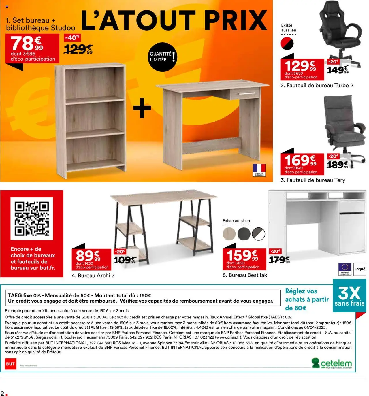 But catalogue - page 2 - valable à partir du 22/07/2025