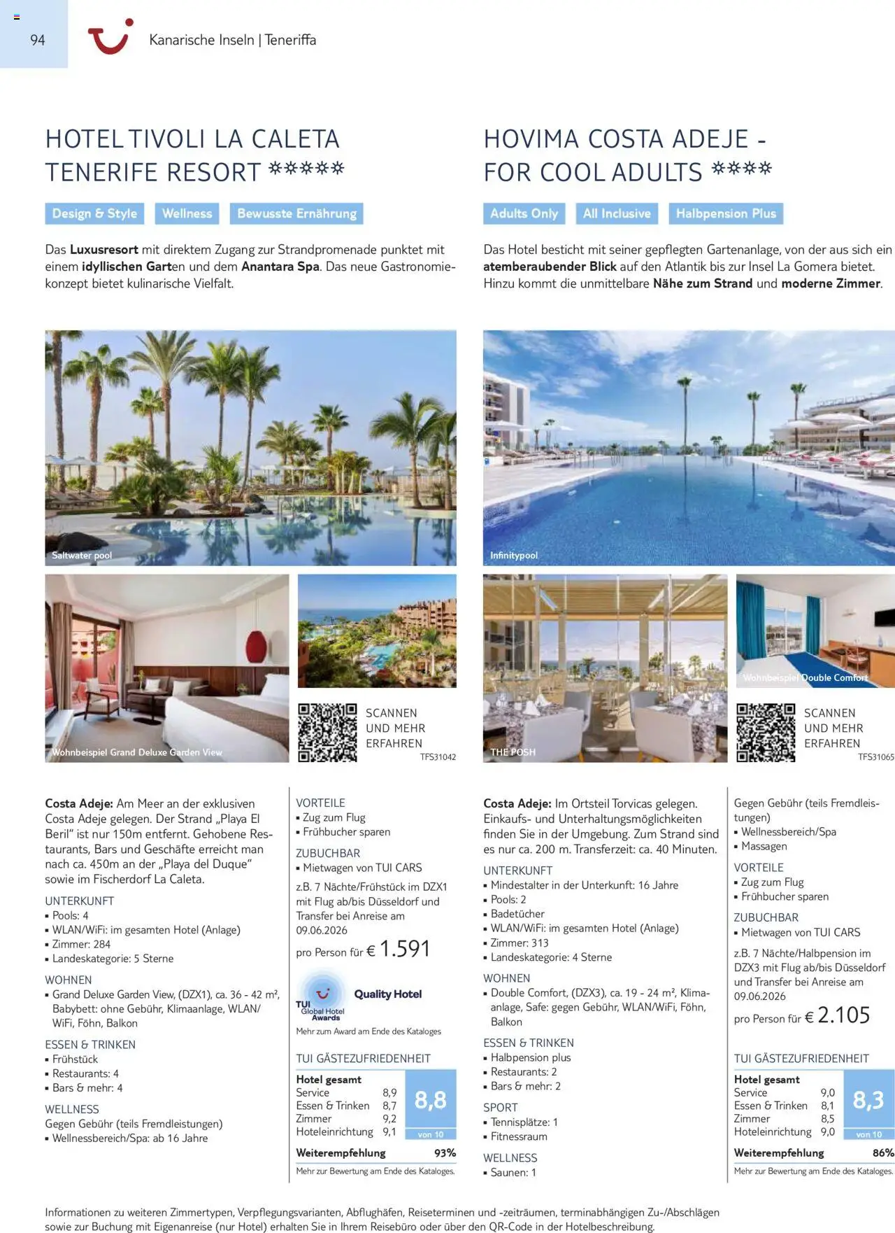 TUI Prospekt Kanaren, Kapverden & Senegal 2025/26	  - Seite 94 - gültig ab 01.11.2025