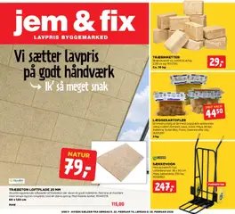 Forhåndsvisning Jem & fix - Tilbudsavis gyldig fra 22/02/2026