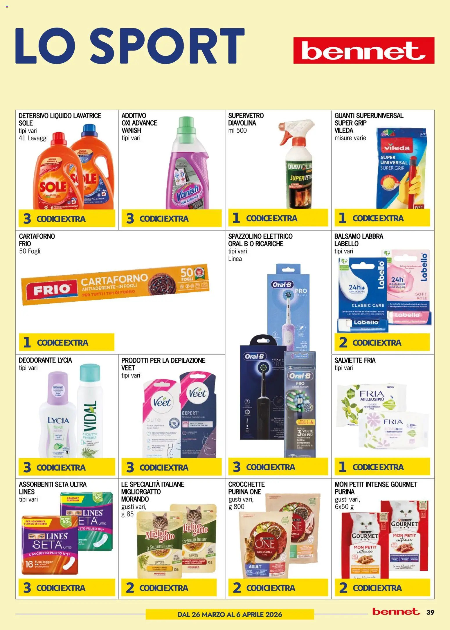 bennet volantino Pasqua - pagina 39 - valido dal 23/03/2026