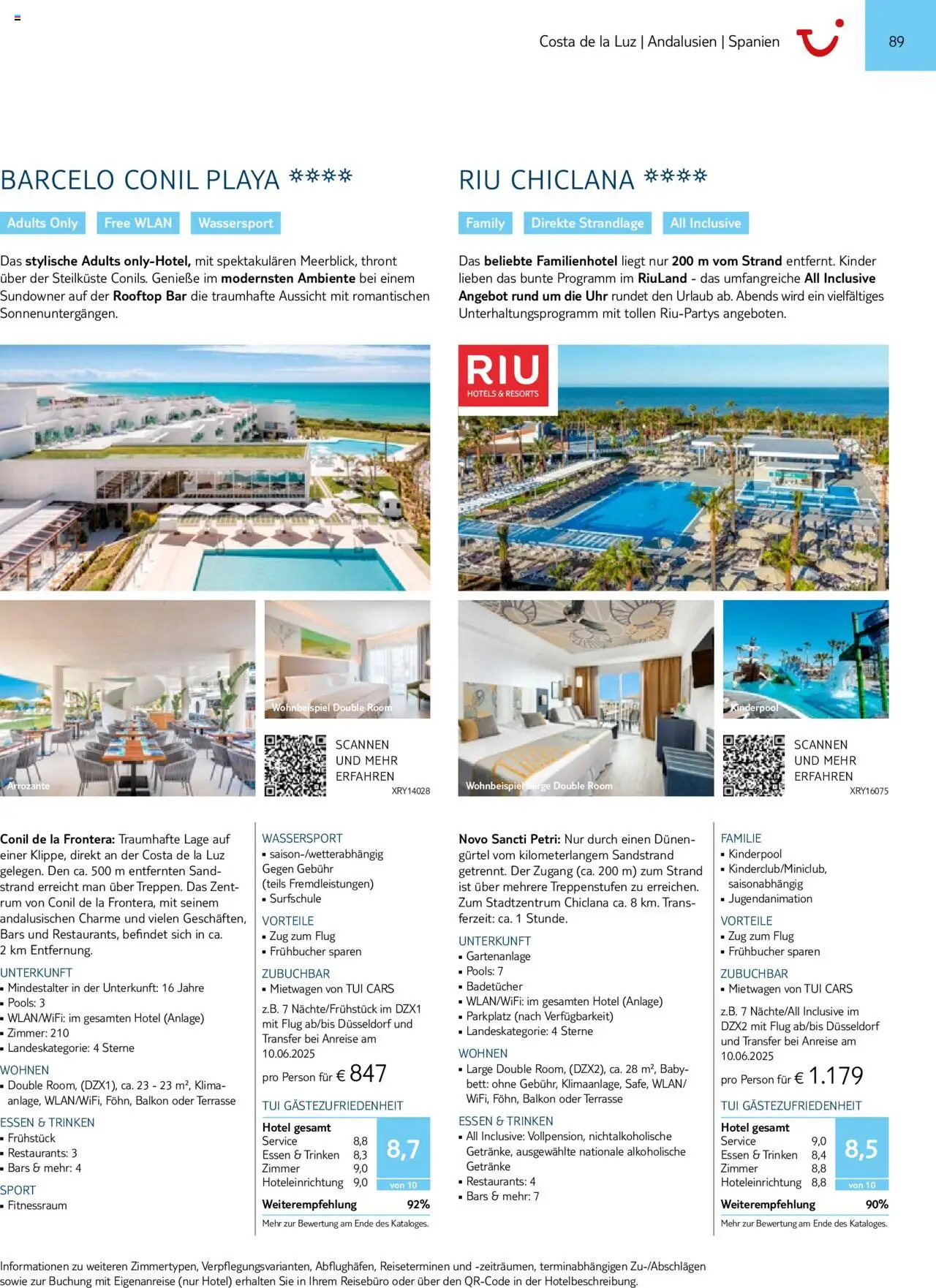 TUI  Südeuropa & Nordafrika 2025/26 - Seite 89 - gültig ab 01.01.2025