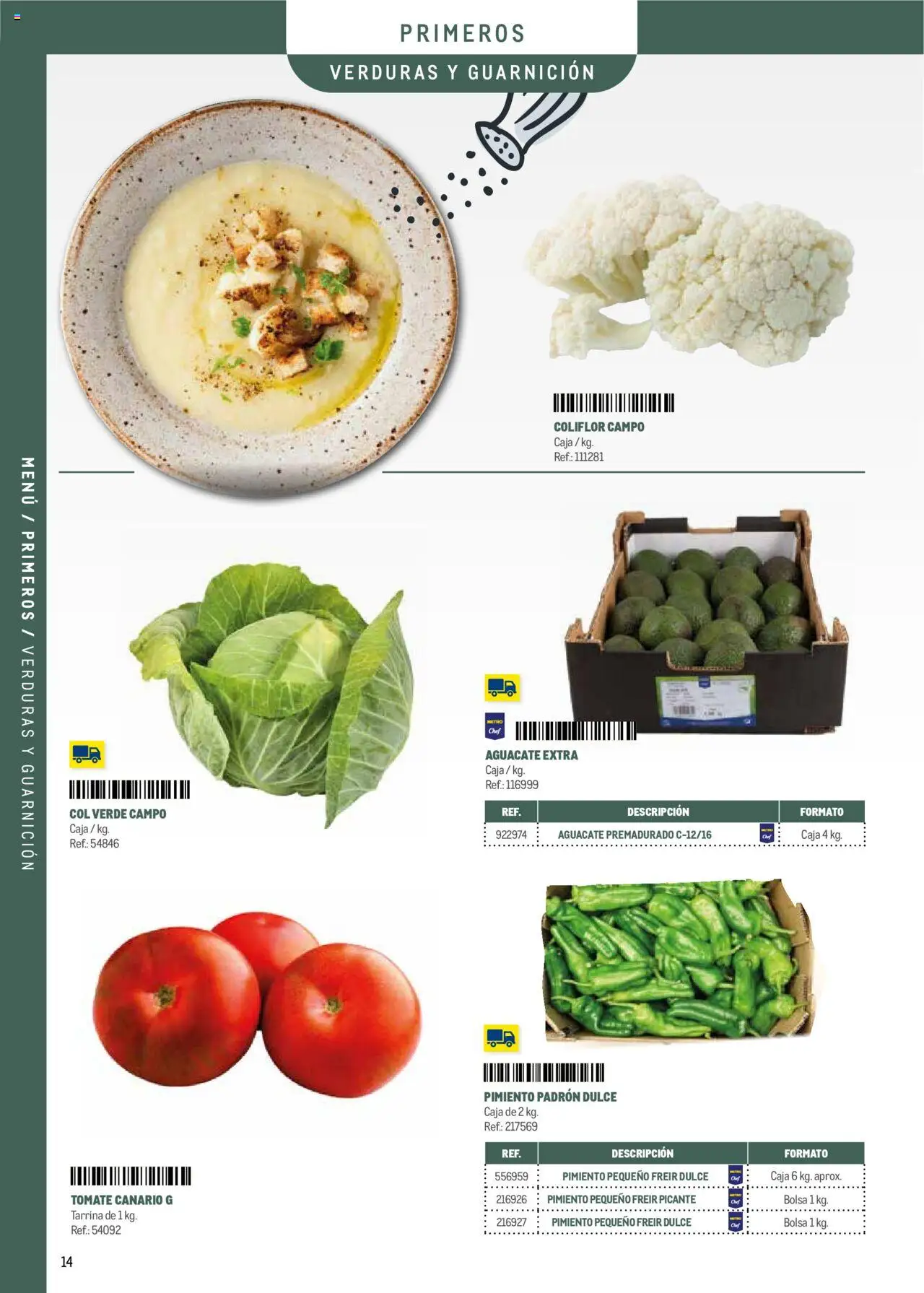 Makro -  Menú y Barra Canarias - Página de 14 - Válido desde 08/09/2025