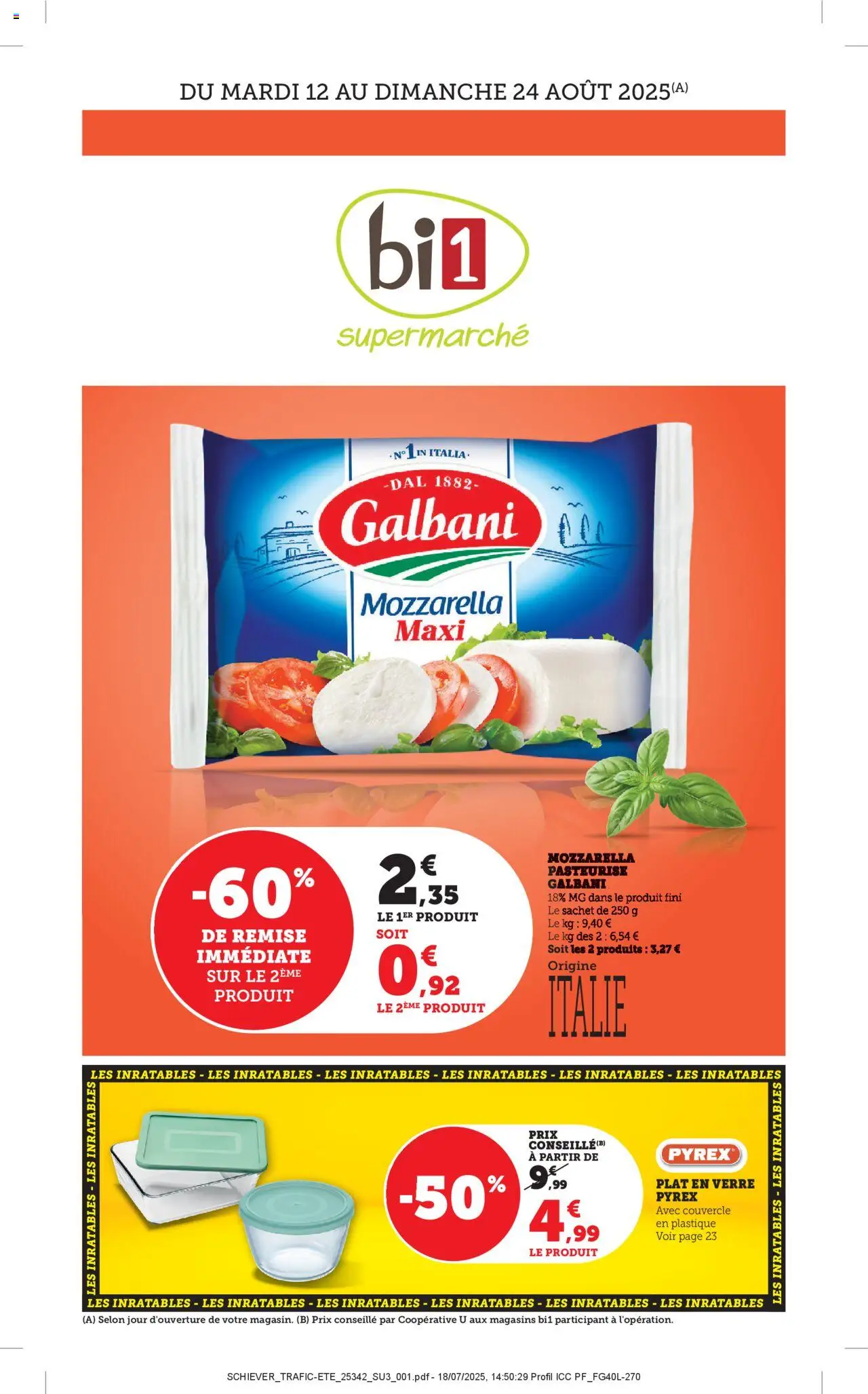 bi1 catalogue - page 1 - valable à partir du 11/08/2025