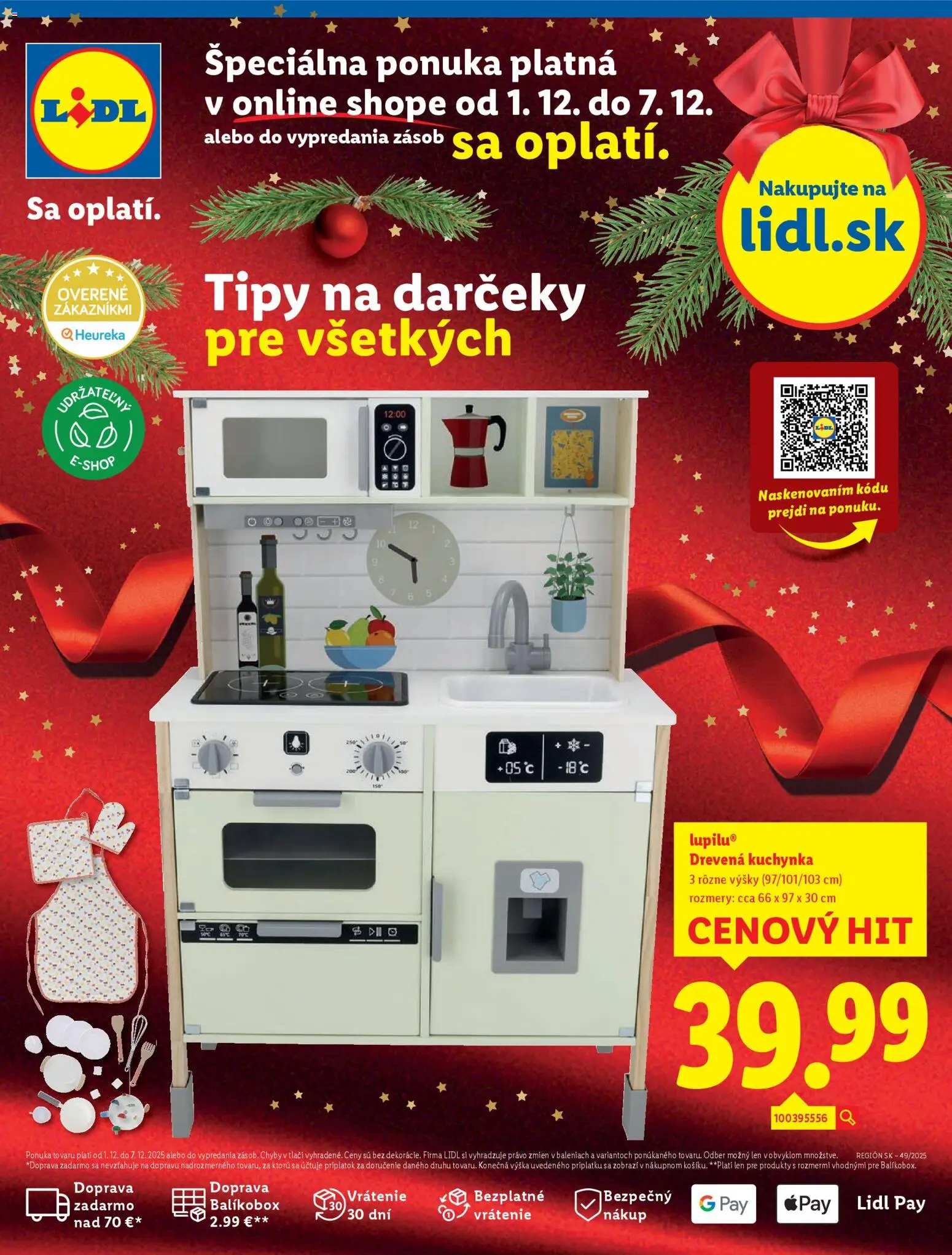 Lidl špeciálna ponuka - strana 1- platný od 01.12.2025