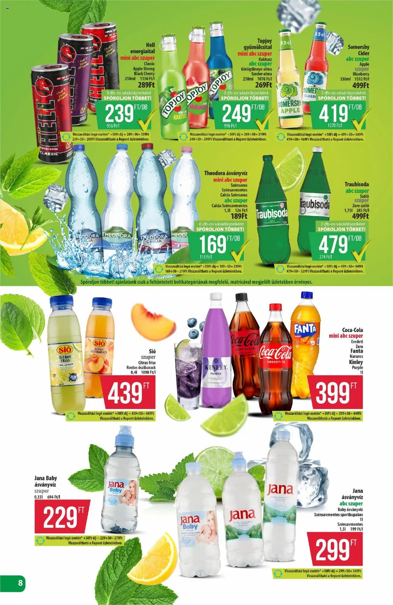 COOP - Újság Észak Kelet Pro-Coop Zrt - 8oldal - érvényes 2025.07.17.-tól