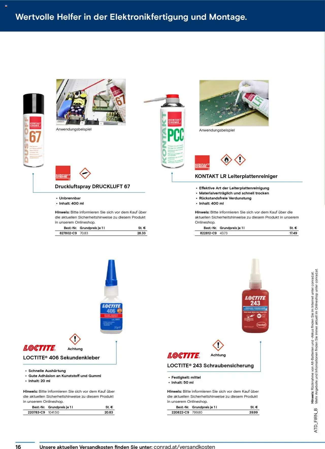 Conrad Katalog ungeplanter Bedarf - page 16- valid from 15.05.2025