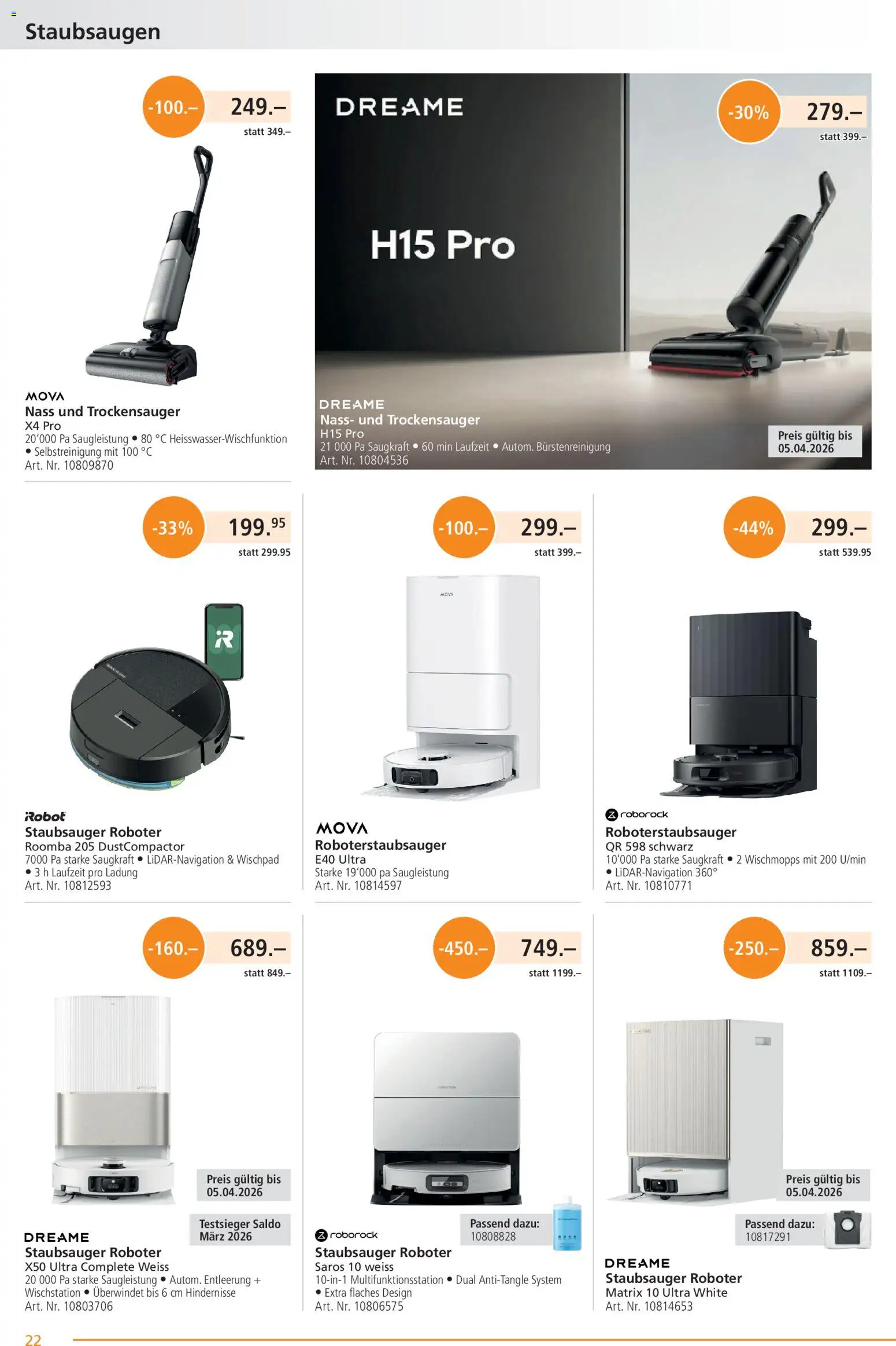 Fust aktionen - page 22- valid from 23.03.2026