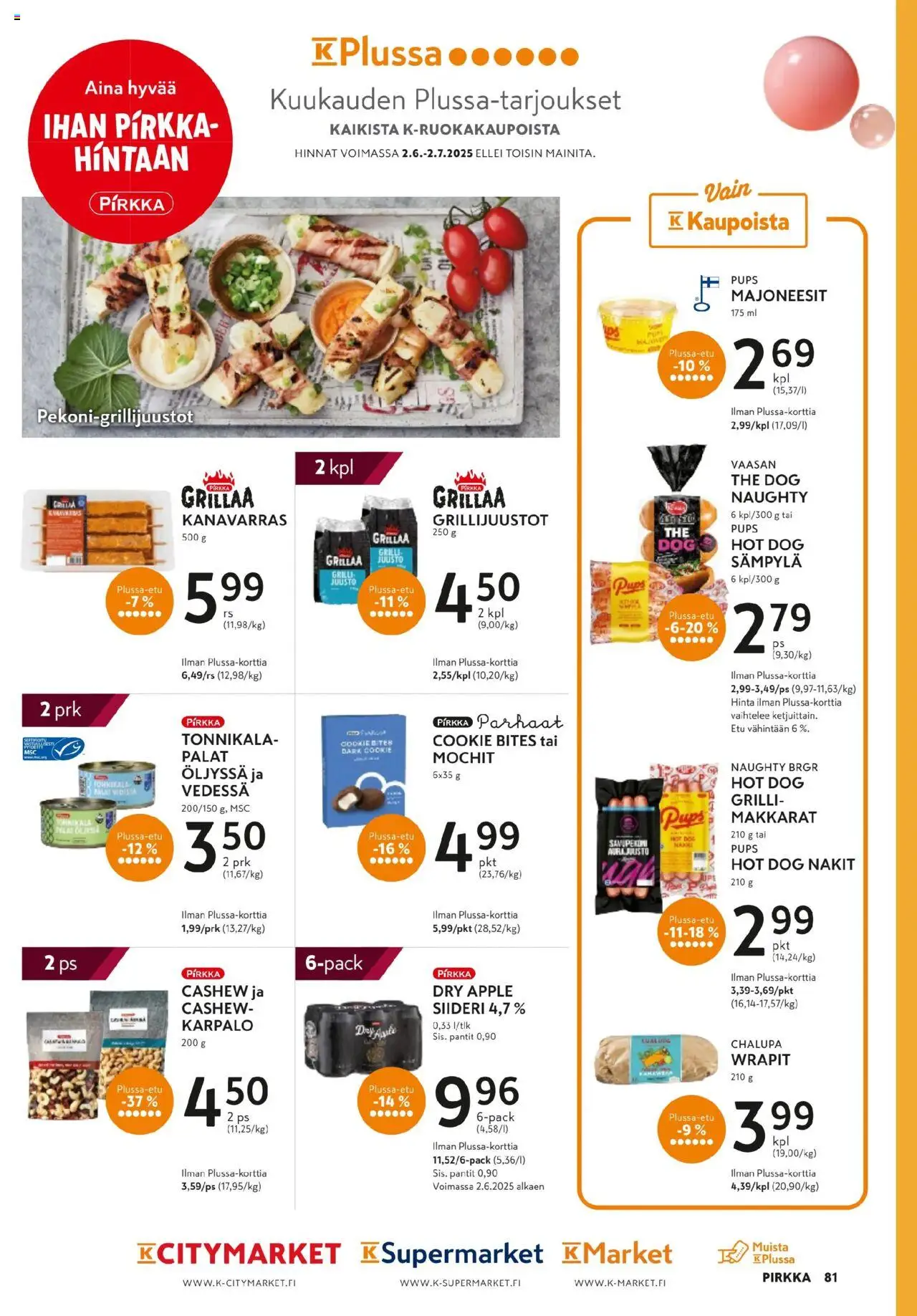 K-Citymarket - Pirkka - sivu 81- voimassa alkaen 11/06/2025