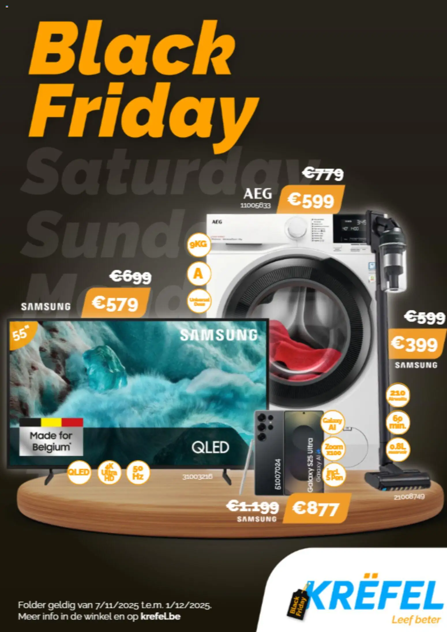 Krëfel - Black Friday  - pagina 1- geldig vanaf 07/11/2025