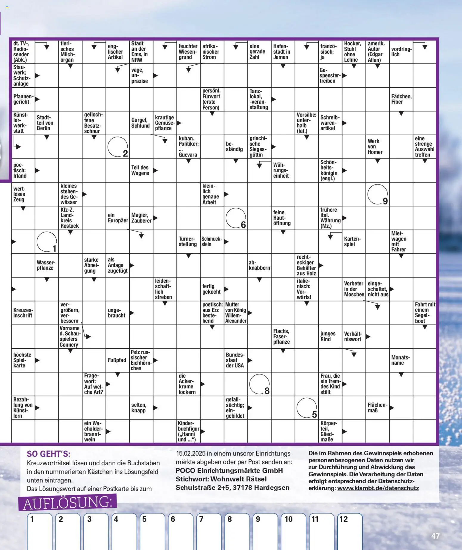 Poco Wohnwelt Winter 2025 - Seite 47 - gültig ab 01.12.2025