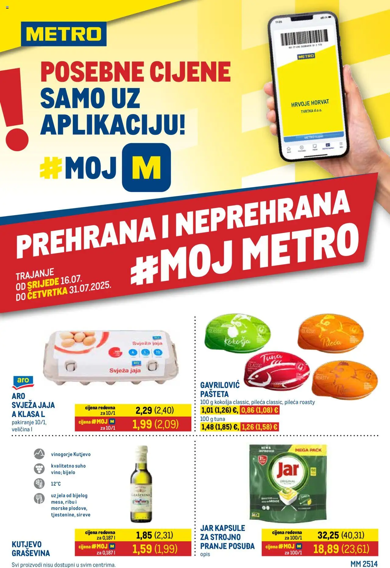 Katalog Metro - stranica 1- važeći od 16.07.2025
