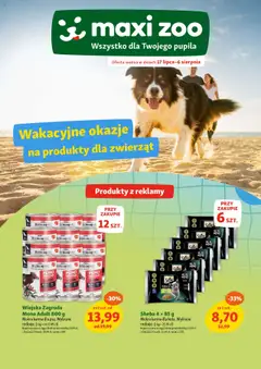 Podgląd Maxi Zoo Gazetka - Wakacyjne okazje  ważny od 17.07.2025