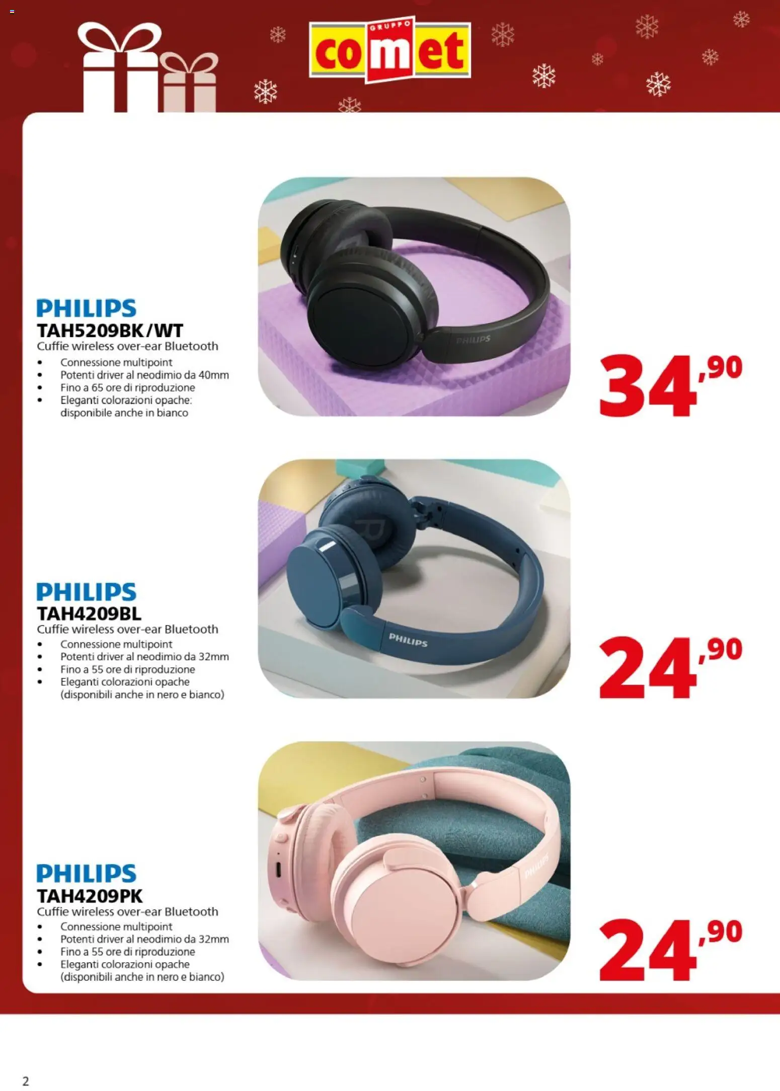 Comet Philips Audio catalogo - pagina 2 - valido dal 05/12/2025