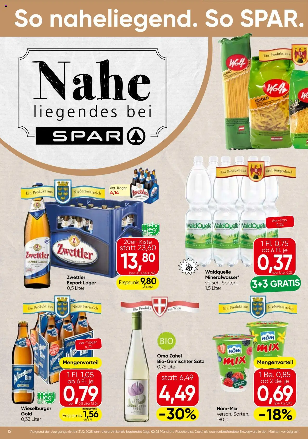 Spar Flugblatt - Burgenland - Seite 12- gültig ab 17.07.2025