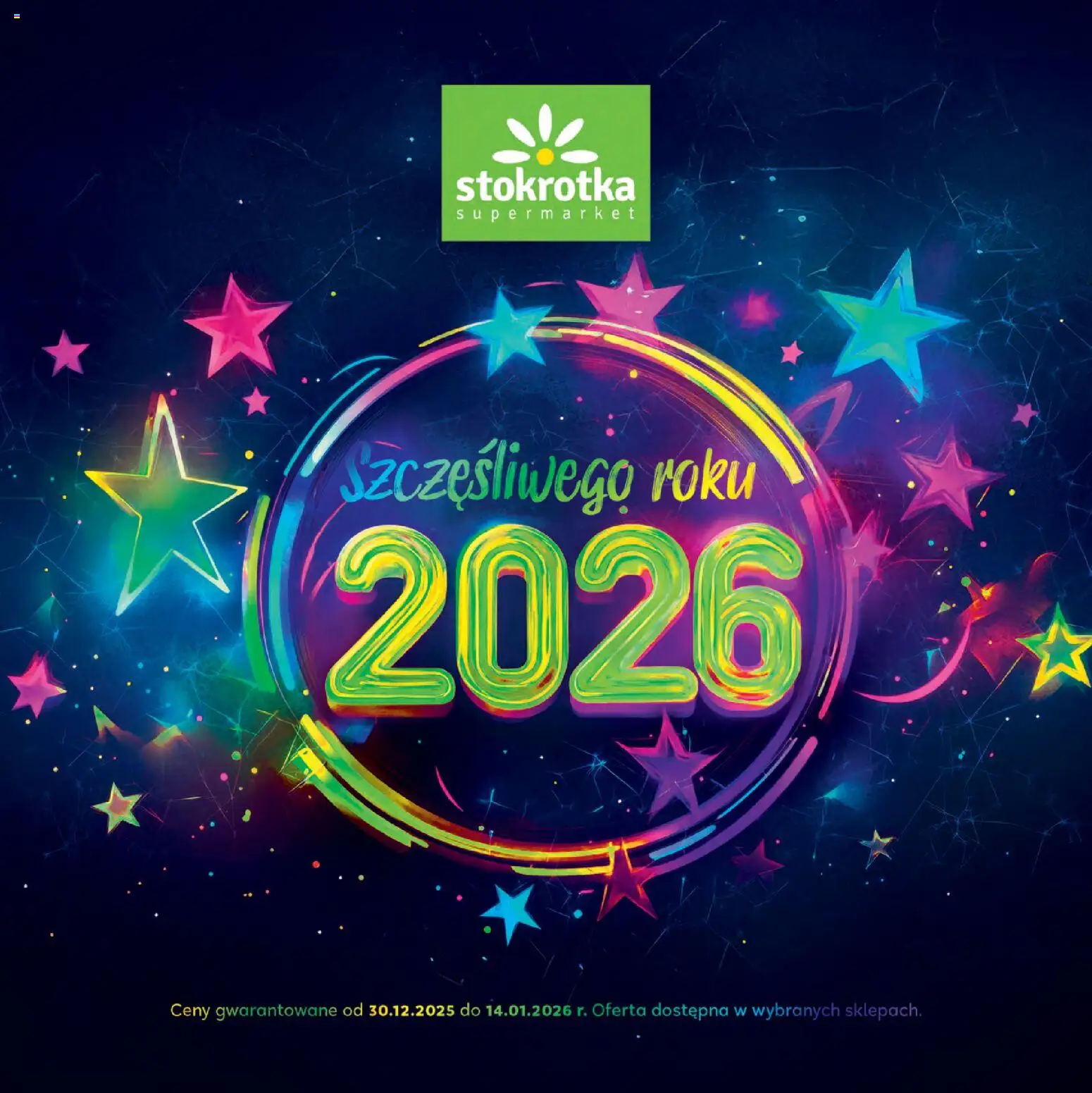Stokrotka Gazetka - Sylwester - strona 1- ważny od 30.12.2025
