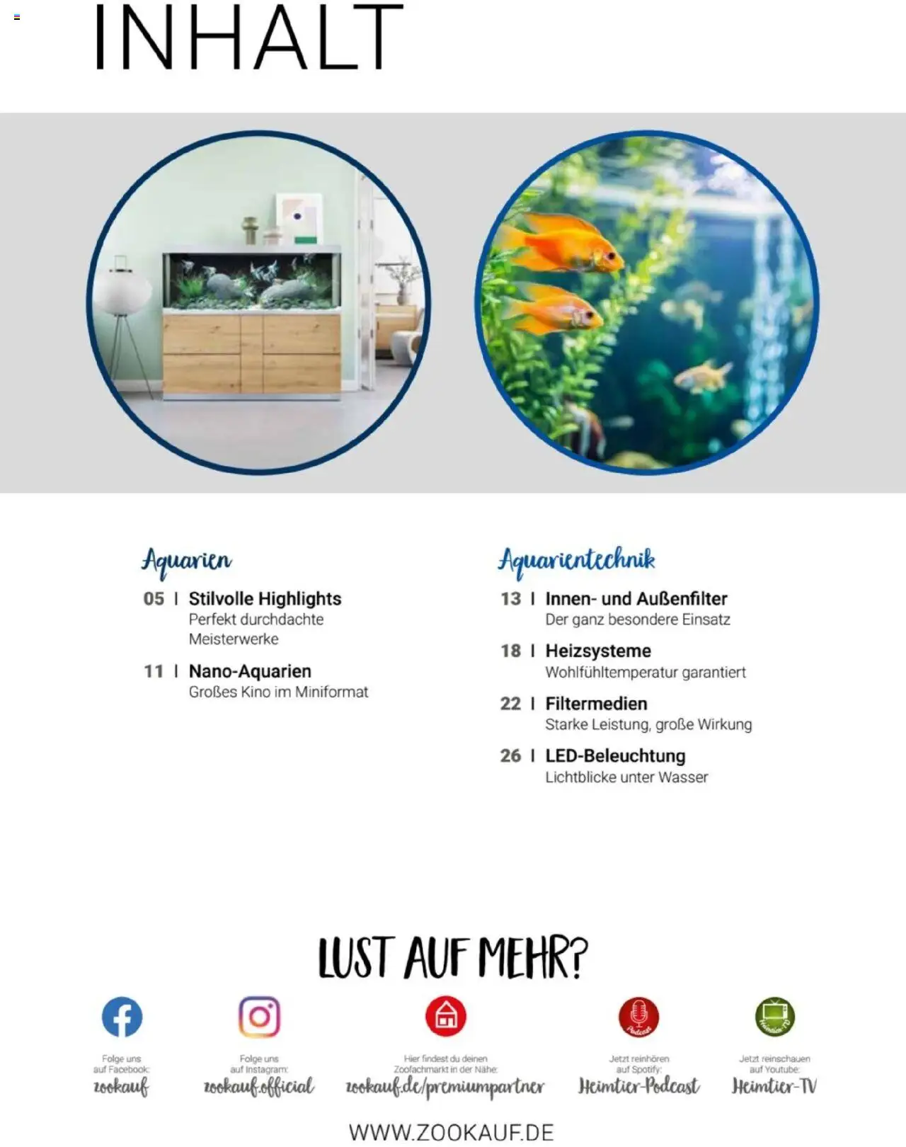 zookauf Themenkatalog Aquaristik - Seite 2 - gültig ab 01.10.2025